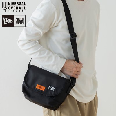 コラボレーションショルダーバッグ UNIVERSAL OVERALL×NEW ERA ユニバーサルオーバーオール ニューエラ バッグ ショルダー ミニショルダー 肩掛け 斜め掛け 外出 お出かけ レジャー 日常使い タウンユース デイリーユース ギフト