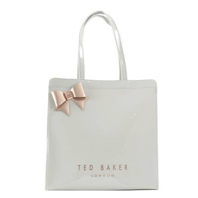テッドベーカー テッドベイカー TED BAKER トートバッグ ショルダーバッグ146492 XC8W XB1D AURACON LARGE BOW ICON BAG ラージ ボウ アイコン バック LIGHT GREY ライトグレー