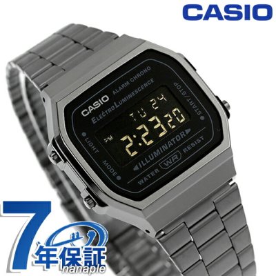 カシオ CASIO A168WGG-1B ビンテージ チプカシ メンズ 腕時計 ブランド カシオ casio デジタル ブラック ガンメタ 黒