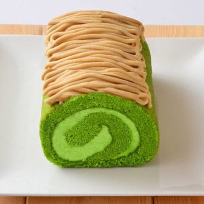 宇治抹茶 栗のモンブランロールケーキ
