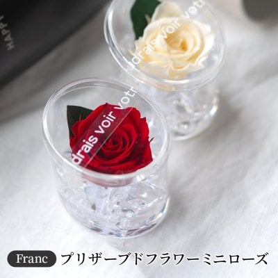 ミニローズ プリザーブドフラワー 薔薇 プレゼント 記念日 お祝い 結婚記念日 お誕生日 結婚祝い 退職祝い 送別会 定年 卒業 発表会 お見舞い フラワーギフト お花 造花 かわいい プレゼントと一緒に プレゼント ギフト