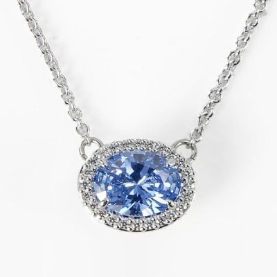 スワロフスキー　SWAROVSKI　ネックレス　5671809　Una Angelic 　ウーナエンジェリック　ペンダント　ロジウムシルバー　オーバルカット　クリスタル