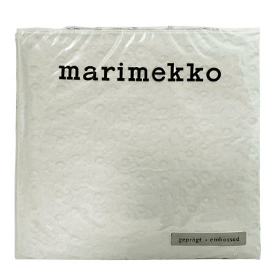 マリメッコ marimekko ペーパーナプキン 紙ナプキン ランチサイズ ihr 20枚 17949 ウニッコ UNIKKO light blue ライトブルーグレー系 北欧