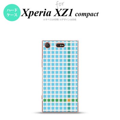 【SO02K】【スマホケース/スマホカバー】【エクスペリア XZ1】SO02K スマホケース Xperia XZ1 Compact SO-02K カバー エクスペリア XZ1 花十時 青 nk-so02k-1355【メール便送料無料】