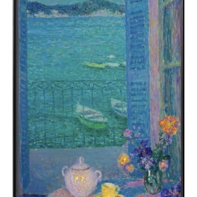 アンリ ル シダネル 窓辺の花束 A3 サイズ ポスター アート おしゃれ 絵画 インテリア 北欧 イラスト マット紙 艶消し アートパネル 額 フレーム デザイン 壁掛け ギフト 新築祝い ディスプレイ 引越し祝い　新生活　空間デザイン 