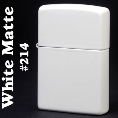 【名入れ】zippo ジッポーライター ホワイトカラーマットジッポー #214 誕生日 ギフト プレゼント [z214]