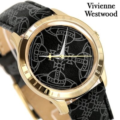 ヴィヴィアン ウエストウッド Berkeley クォーツ 電池式 腕時計 ブランド レディース Vivienne Westwood VV268GDBK アナログ ブラック 黒