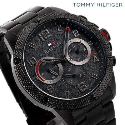 トミー ヒルフィガー クオーツ 腕時計 ブランド メンズ TOMMY HILFIGER 1792030 アナログ ブラック 黒 プレゼント 実用的