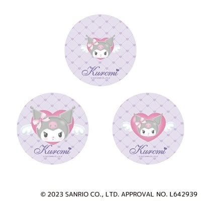 サンリオ クロミ グッズ 通販 マイメロディ 缶バッジ まじかる百貨店缶バッジ 4947864049430 クロミ02 KUROMI 缶バッチ カンバッジ カンバッチ かわいい 可愛い おしゃれ オシャレ 推し活 キャラクターグッズ 推しグッズ レンチキュラー