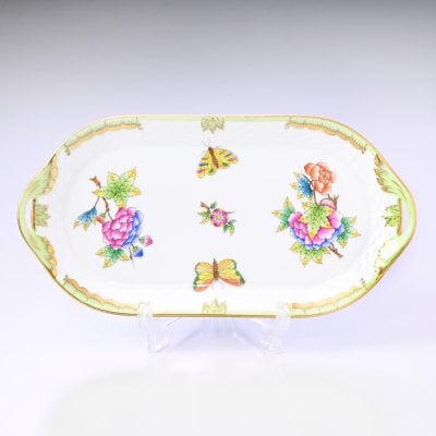 ヘレンド サービストレイ ヴィクトリアブーケ プレート 洋食器 23cm 皿 437000 VBO【00437000-VBO】 洋食器 送別会 誕生日 お中元 結婚祝い 結婚式 高級【スペシャルラッピング660円(別売り)】 父の日 母の日 即日発送 成人祝い ホワイトデー