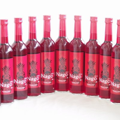 11本セット(沖縄産パイナップル果汁名護ワイン赤 10度 パイナップルワイナリー) 500ml×11本