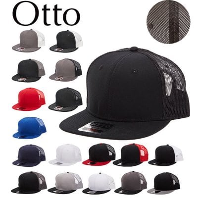 otto キャップ 帽子 メンズ 通販 オットー 無地スナップバックキャップ レディース ユニセックス 無地 シンプル アメカジ 6パネル 黒 ブラック ブランド OTTO スナップバック ベースボールキャップ メッシュキャップ フラットバイザー コットンツイル 綿 コットン ツートン
