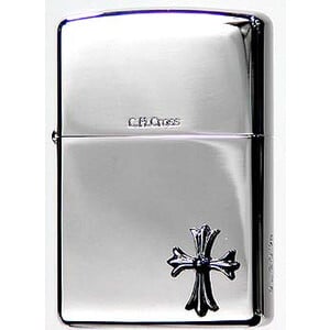 【名入れ】【送料無料】zippo ジッポーライター ZIPPO 限定シルバークロスメタルジッポーNo.4 誕生日 ギフト プレゼント  [zCHN-SBM4]