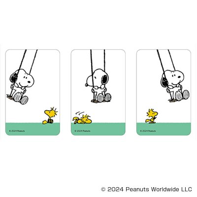 PEANUTS グッズ 通販 スヌーピー クリアカード まじかる百貨店クリアカード 4947864066291 PEANUTS03 SNOOPY スマホ裏 スマートフォン 透明 カード おしゃれ かわいい オシャレ 可愛い キャラクター レンチキュラー ホビー