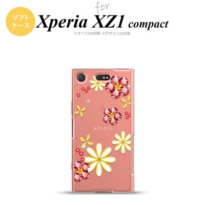 【SO02K】【スマホケース/スマホカバー】【エクスペリア XZ1】SO02K スマホケース Xperia XZ1 Compact SO-02K カバー エクスペリア XZ1 花柄・ミックス(E) クリア nk-so02k-tp306【メール便送料無料】