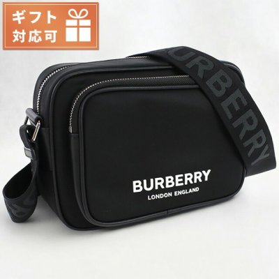 バーバリー 斜め掛け ショルダーバッグ メンズ ブランド BURBERRY 8049094 BLACK ブラック バッグ