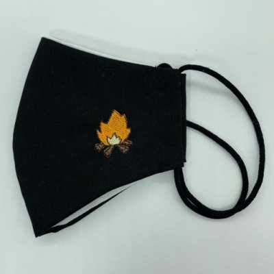 名入れ刺しゅうマスク (キャンプリーズ) 名入れ マスク マスクケース 刺しゅう 刺繍  趣味 キャンプ 楽器 DIY 登山 アウトドア ソロキャンプ たき火 ランタンスタンド シュラフ プレゼント 誕生日 父の日 母の日 敬老の日 バレンタイン 卒業 卒業記念品 卒団 抗菌 日本製