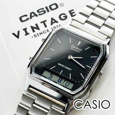 日本未発売 アナログデジタル 腕時計 手表 カシオ スタンダード 角型 ブラック メンズ 父の日 レディース 母の日 キッズ チプカシ シンプル 日付カレンダー 時計 メタルバンド 男の子 女の子 誕生日プレゼント 小学生 中学生 高校生 大学生 娘 息子 父 母 ギフト 成人 卒業 入学