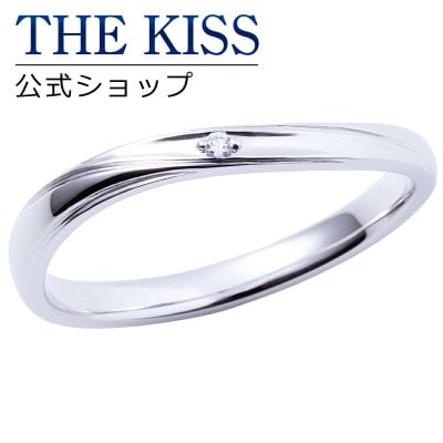 【ラッピング無料】【THE KISS COUPLE'S】【ペアリング】 K10ホワイトゴールド  メンズ リング （メンズ単品） 2019-04RWG-DM ☆ ゴールド ペア リング 指輪 ブランド  ひねり ギフト アニバーサリー
