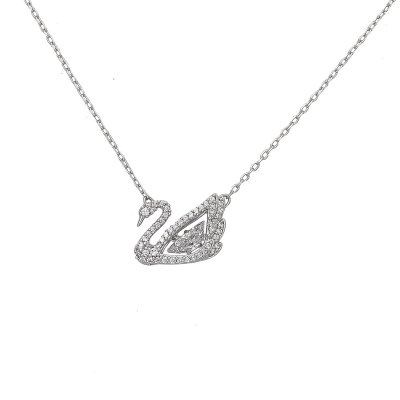 スワロフスキー swarovski ネックレス ペンダント アクセサリー 5514421 Dancing Swan ダンシングスワン シルバー