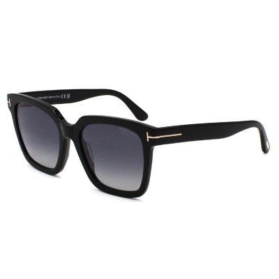 トムフォード TOM FORD サングラス 偏光レンズ UVカット アイウェア スクエア FT0952/S 01D 55 メンズ レディース ユニセックス ブラック+グレーグラデーション