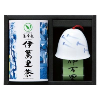 伊万里焼風鈴【めだか】＆伊萬里茶セット