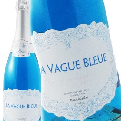 ラ・ヴァーグ・ブルー スパークリング 750ml  / エルヴェ・ケルラン 【 フランス スパークリングワイン 】【 3724 】【 ハロウィン 贈り物 ギフト プレゼント 誕生日 結婚のお祝い 】