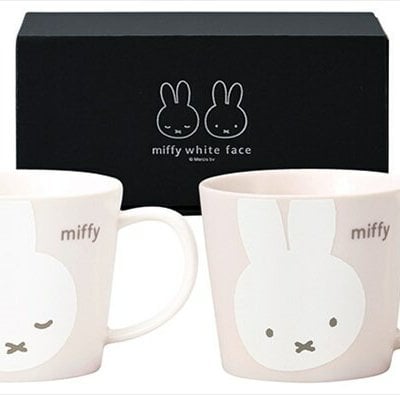 送料無料　ミッフィーホワイト　フェイスペアマグセット 288750 内祝い 結婚式 記念品 プレゼント 内祝 出産内祝い 
