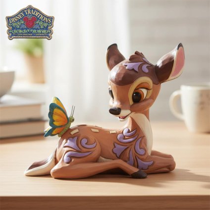 バンビ ミニ 6.3cm | ディズニー トラディションズ ジムショア グッズ フィギュア 人形 置物 彫刻 Jim Shore 正規輸入品
