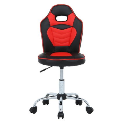 レーシングチェア キッズ用 レッド レッド・ブルー 2色展開 オフィスチェア デスクチェア パソコンチェア 在宅ワーク おしゃれ シンプル 新生活 家具 インテリア 不二貿易