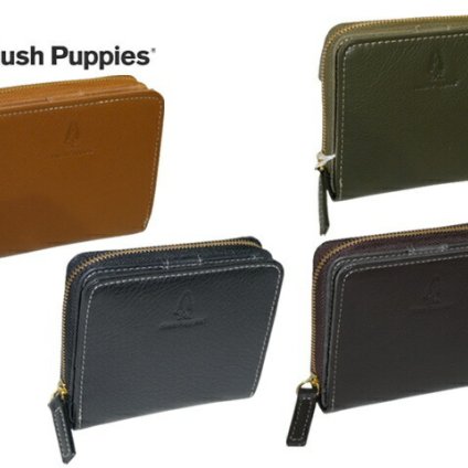 正規品 メンズ レディース 記念日 Hush Puppies ハッシュパピー HushPuppies ハッシュパピー ニック ラウンドファスナー二つ折り財布 HP0608 gemu56 旅行 ギフト