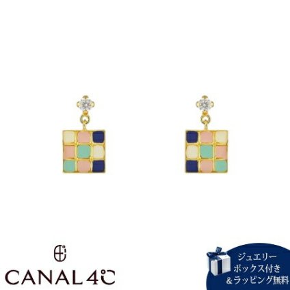 【無料ラッピング】 カナルヨンドシー Canal 4℃ カナル4℃ ピアス シルバー EARFLOW スクエア マルチカラー キュービックジルコニア レディース ブランド 正規品 新品 ギフト プレゼント 人気 おすすめ 誕生日 記念日 クリスマス 送料無料 4cc521861