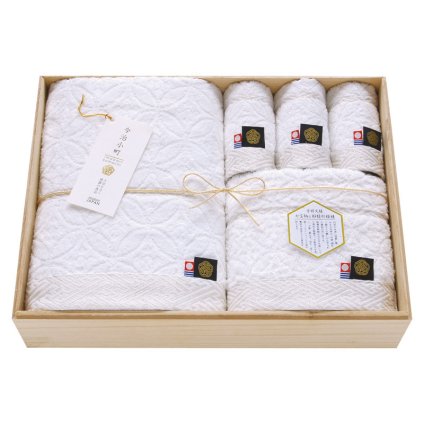 今治小町 白無垢 タオルセット(木箱入)  ／タオル 日用品・ヘルスケア 敬老の日 プレゼント ギフト お彼岸 お供え 秋 2026 送料無料 ギフト プレゼント プチギフト 内祝い 快気祝い 出産祝い 結婚祝い 引出物 新築祝い お返し