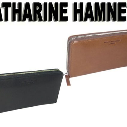 正規品 [キャサリンハムネット KATHARINE HAMNETT ロンドン 長財布 高級国産ソフトレザー使用 soft ソフト ラウンドファスナー 490-57007 sanyo06 旅行 ギフト