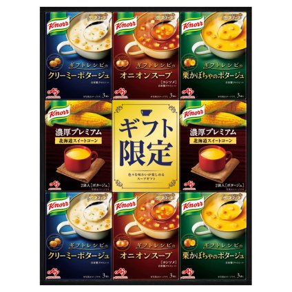 味の素 クノールプレミアムスープギフト  ／スープ 洋風惣菜 惣菜・レトルト 食品 敬老の日 プレゼント ギフト お彼岸 お供え 秋 2026 送料無料 ギフト プレゼント プチギフト 内祝い 快気祝い 出産祝い 結婚祝い 引出物 新築祝い お返し