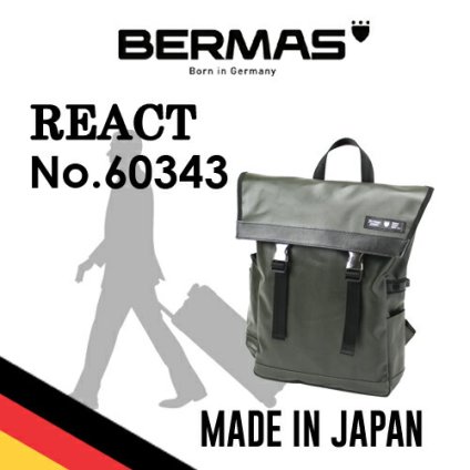 正規品 メンズ レディース BERMAS バーマス RTEACT リュック デイパック 60343 5285508 kinu35 旅行 ギフト