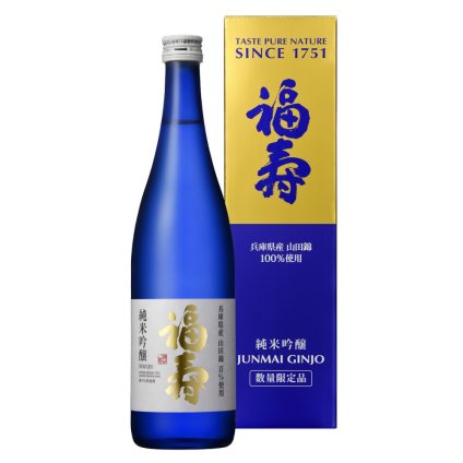 福寿 純米吟醸 山田錦 720ml/日本酒/専用ギフトボックス入り/ノーベル賞/福壽/灘/酒心館 父の日/晩餐会