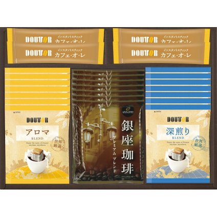 ドトールコーヒー 銀座珈琲 ギフトセット [26-7578-085] GPD-EO ドリップコーヒー カフェオレ 詰め合わせ 珈琲 ドリップ珈琲 ギフト 贈り物 お祝い 内祝い お返し