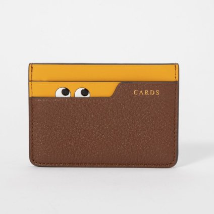 アニヤ ハインドマーチ ANYA HINDMARCH 5050925174657 カードケース Peeping Eyes Card Case レディース ピーピング アイズ CARD CASE レザー 本革 カードホルダー プレゼント お祝い 通勤 通学 コンパクト ギフト 名刺入れ 誕生日 シダー×ハニー