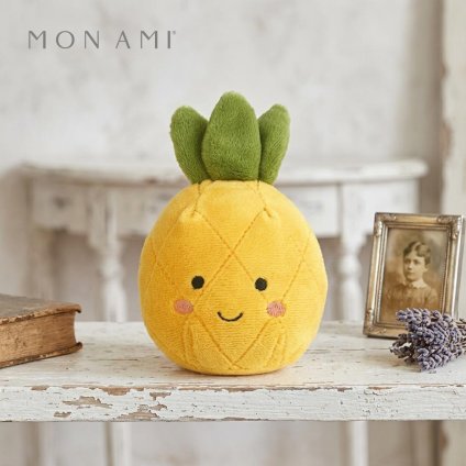 センティッド パイナップル 12.5cm | モナミ ぬいぐるみ 雑貨 アート デザイン かわいい ファーストトイ ギフト プレゼント Mon Ami 正規輸入品