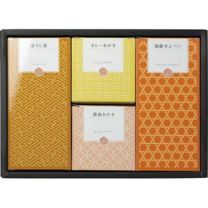 キューブセレクション 和香房の詰合せ [26-7589-028] CSYT-BE 静岡茶 ほうじ茶 海鮮せんべい おかき 和菓子 詰め合わせ 個包装 お取り寄せ お祝い お返し 内祝い 出産 結婚 快気 プレゼント ギフト