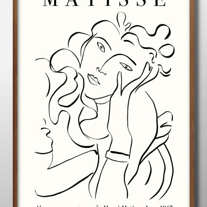 アンリ マティス マチス A3 サイズ ポスター アート おしゃれ 絵画 インテリア 北欧 イラスト マット紙 艶消し アートパネル 額 フレーム デザイン 壁掛け ギフト 新築祝い ディスプレイ 引越し祝い　新生活　空間デザイン 
