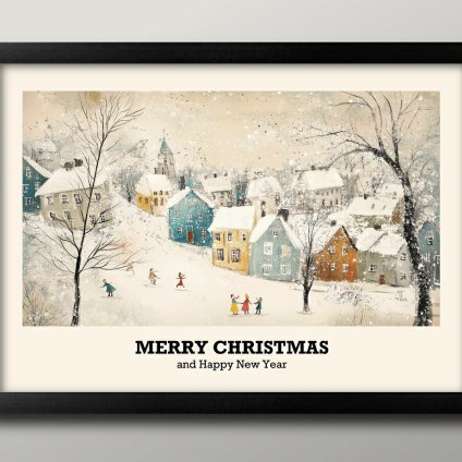 日本製 メリー クリスマス Xmas Christmas サンタクロース ビンテージイラスト A3 サイズ ポスター アート おしゃれ 絵画 インテリア 北欧 イラスト マット紙 艶消し アートパネル 額 フレーム デザイン 壁掛け ギフト 新築祝い ディスプレイ  速達 送料無料