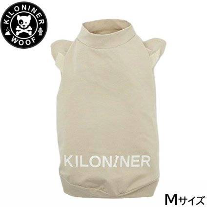 KILONINER キロナイナー ドッグウェア Active Logo T-shirt アクティブロゴ Tシャツ M Coyote 犬服 ペットウェア