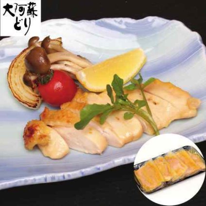熊本 大阿蘇どり 西京味噌漬け 鶏ムネ肉 500g (100g×5袋) 阿蘇の恵み お取り寄せ グルメ ギフト 冷凍