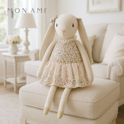 マイドリー バニー バックパック 55cm ウサギ | モナミ ぬいぐるみ 雑貨 アート デザイン かわいい ファーストトイ ギフト プレゼント Mon Ami 正規輸入品