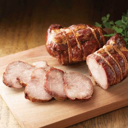 南州農場 かごしま黒豚 炭焼き焼豚 ノン・アッド 2本入 焼き豚 ブロック おつまみ おかず 化学調味料不使用