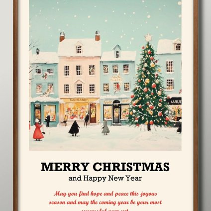 日本製 メリー クリスマス Xmas Christmas サンタクロース ビンテージイラスト A3 サイズ ポスター アート おしゃれ 絵画 インテリア 北欧 イラスト マット紙 艶消し アートパネル 額 フレーム デザイン 壁掛け ギフト 新築祝い ディスプレイ  速達 送料無料