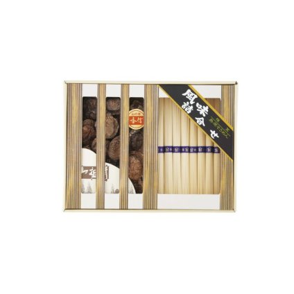 【ギフト対応無料】乾物家 国産椎茸と手延そうめん御詰合せ (KBY-CJ3) ※送料無料(北海道・沖縄は除く)