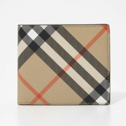 バーバリー BURBERRY MS CC BILL COIN BIN 8095046 A2021 メンズ 二つ折り財布 シンプル レザー コンパクト 2つ折り バーバリ ブランド イギリス 